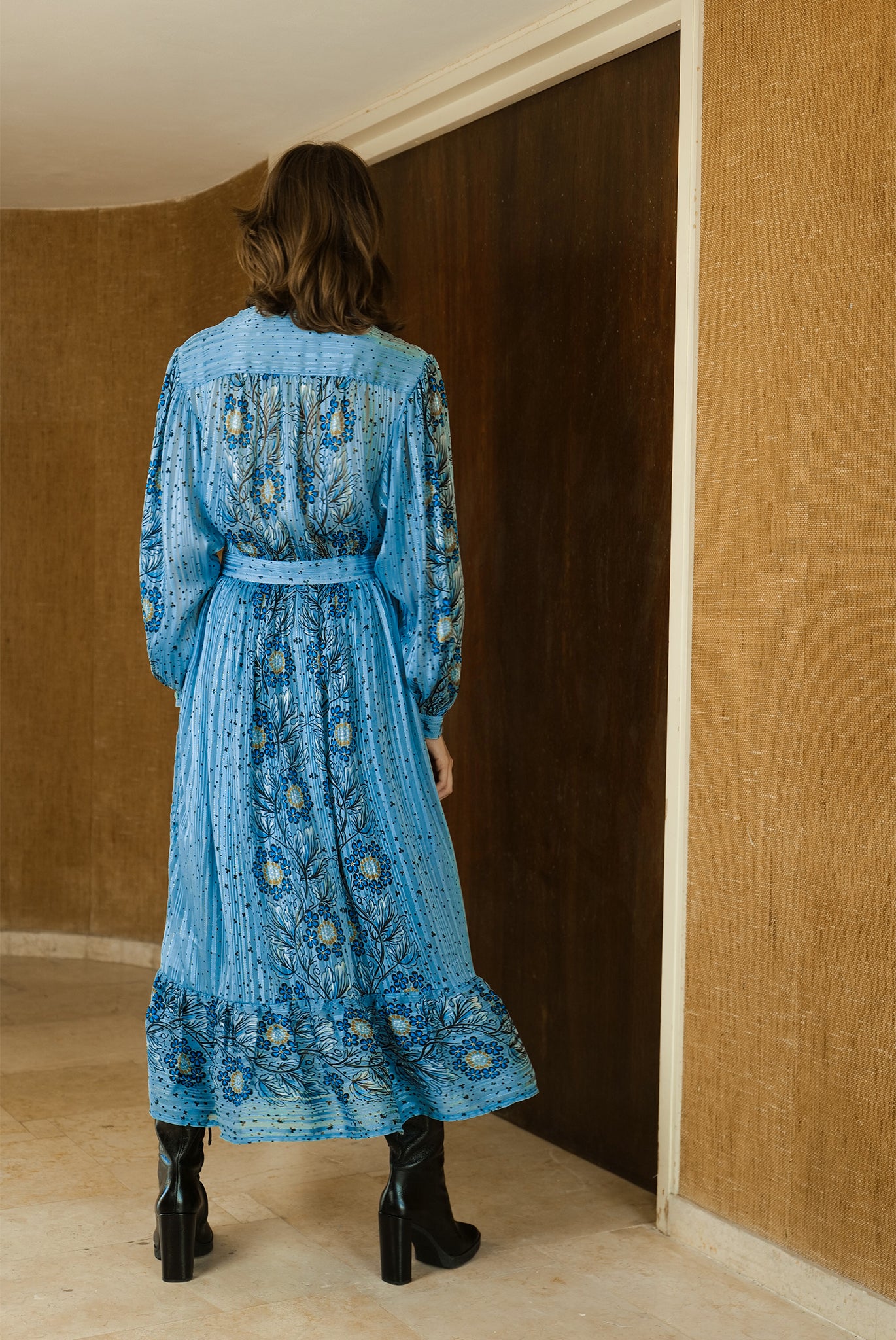 SABINA MUSAYEV - fall_blossom_chiffon_w_lurex_blue_topaz_fw_23_24