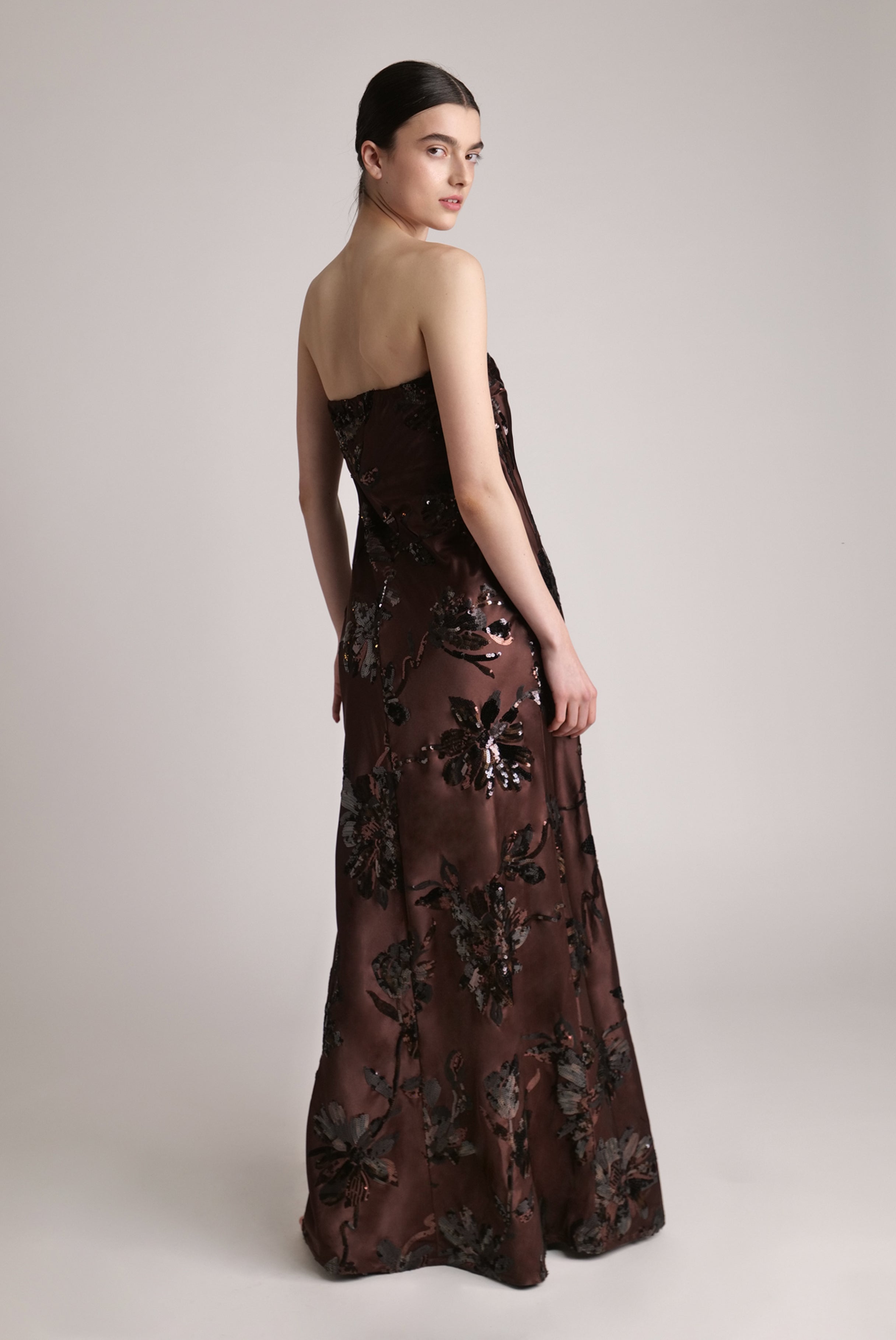 SABINA MUSAYEV - blossom_sequins_on_satin_dark_brown_spring_24