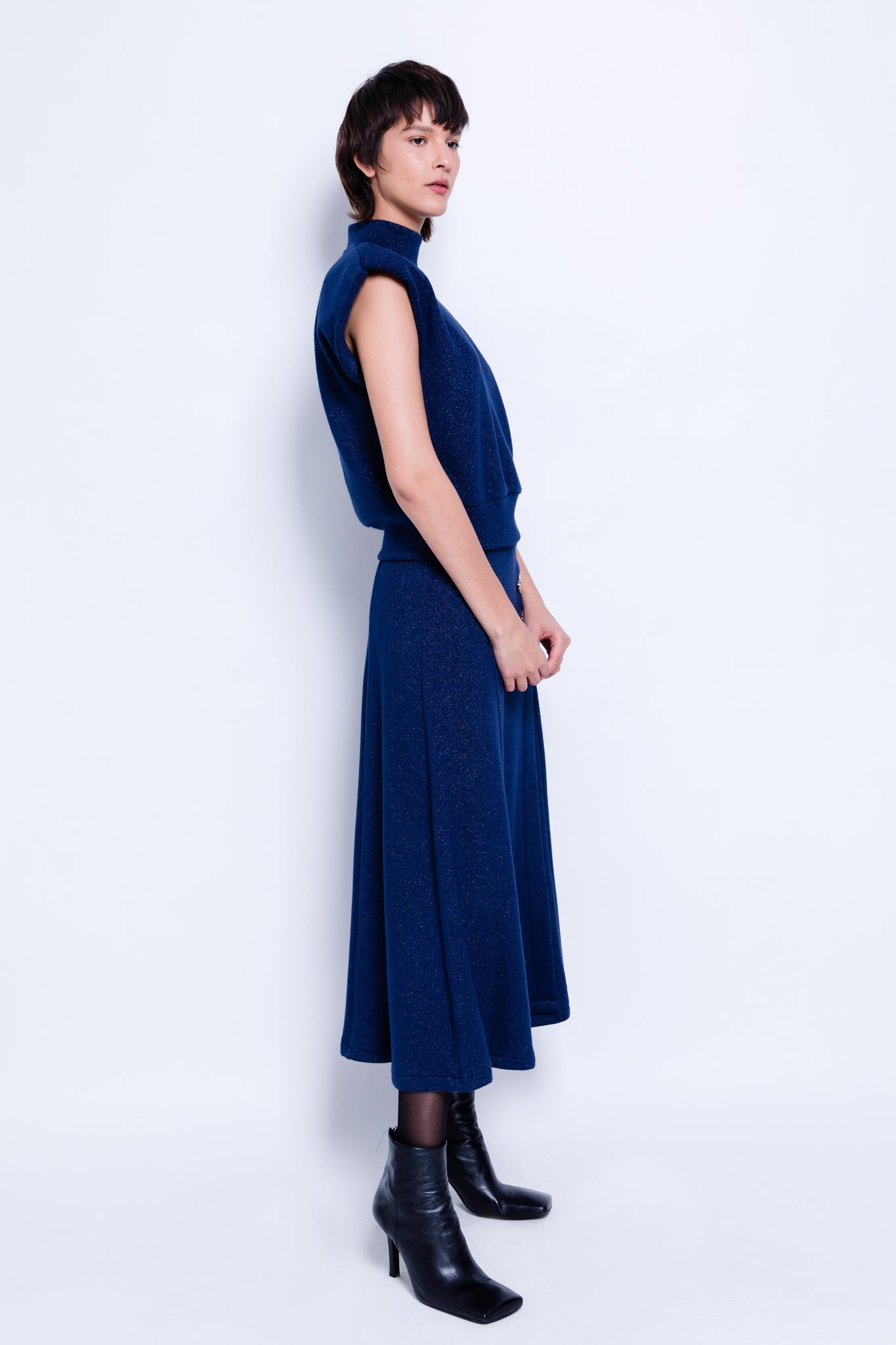 SABINA MUSAYEV - double_lurex_knit_navy