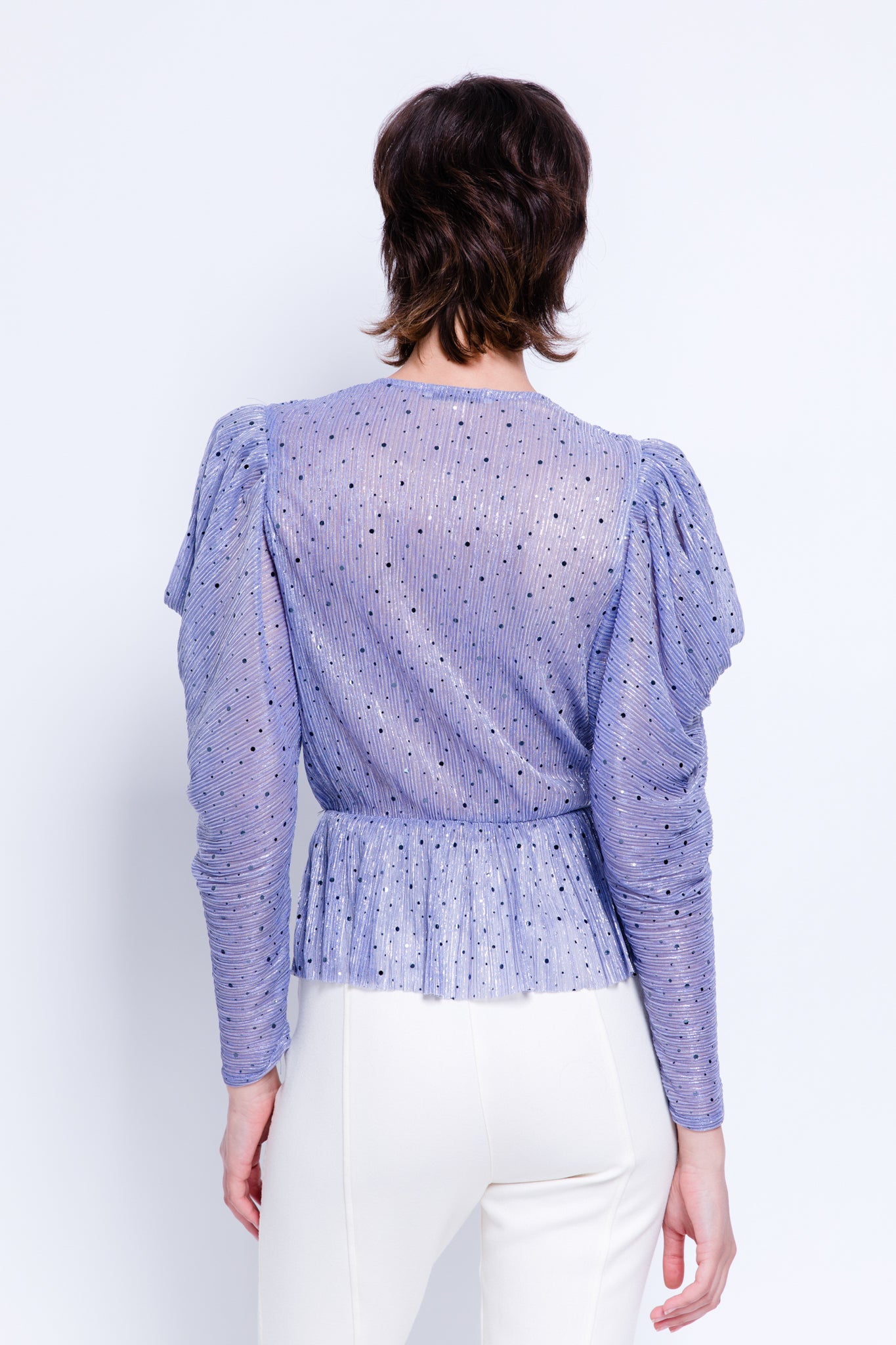 SABINA MUSAYEV - pleated_lurex_knit_with_sequins_lavender