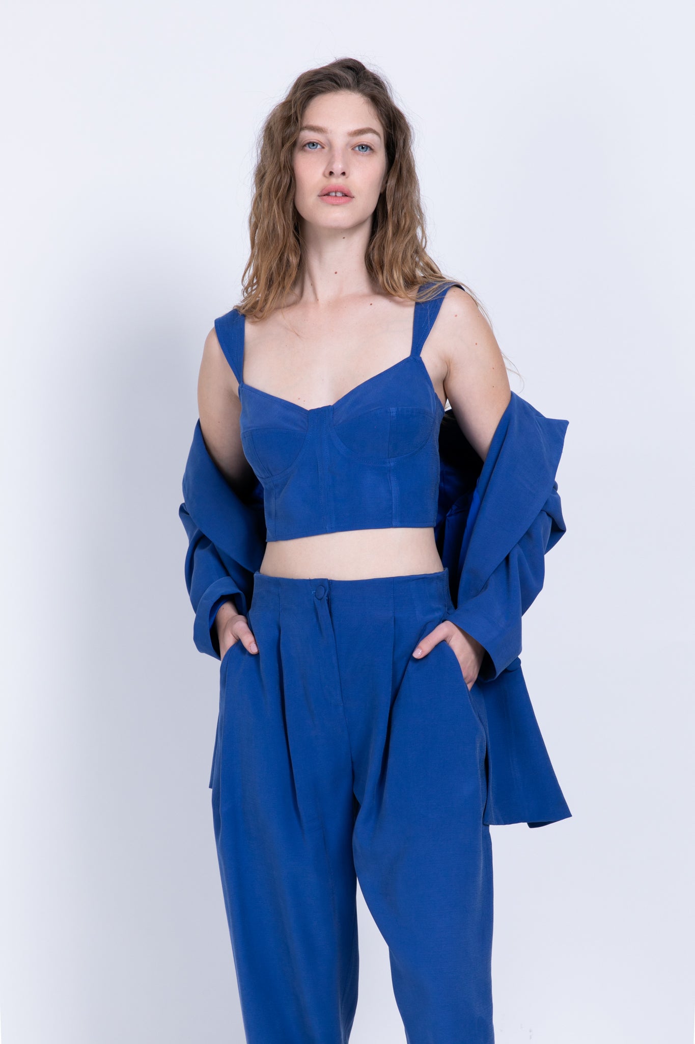 SABINA MUSAYEV - diagonal_viscose_blend_blue