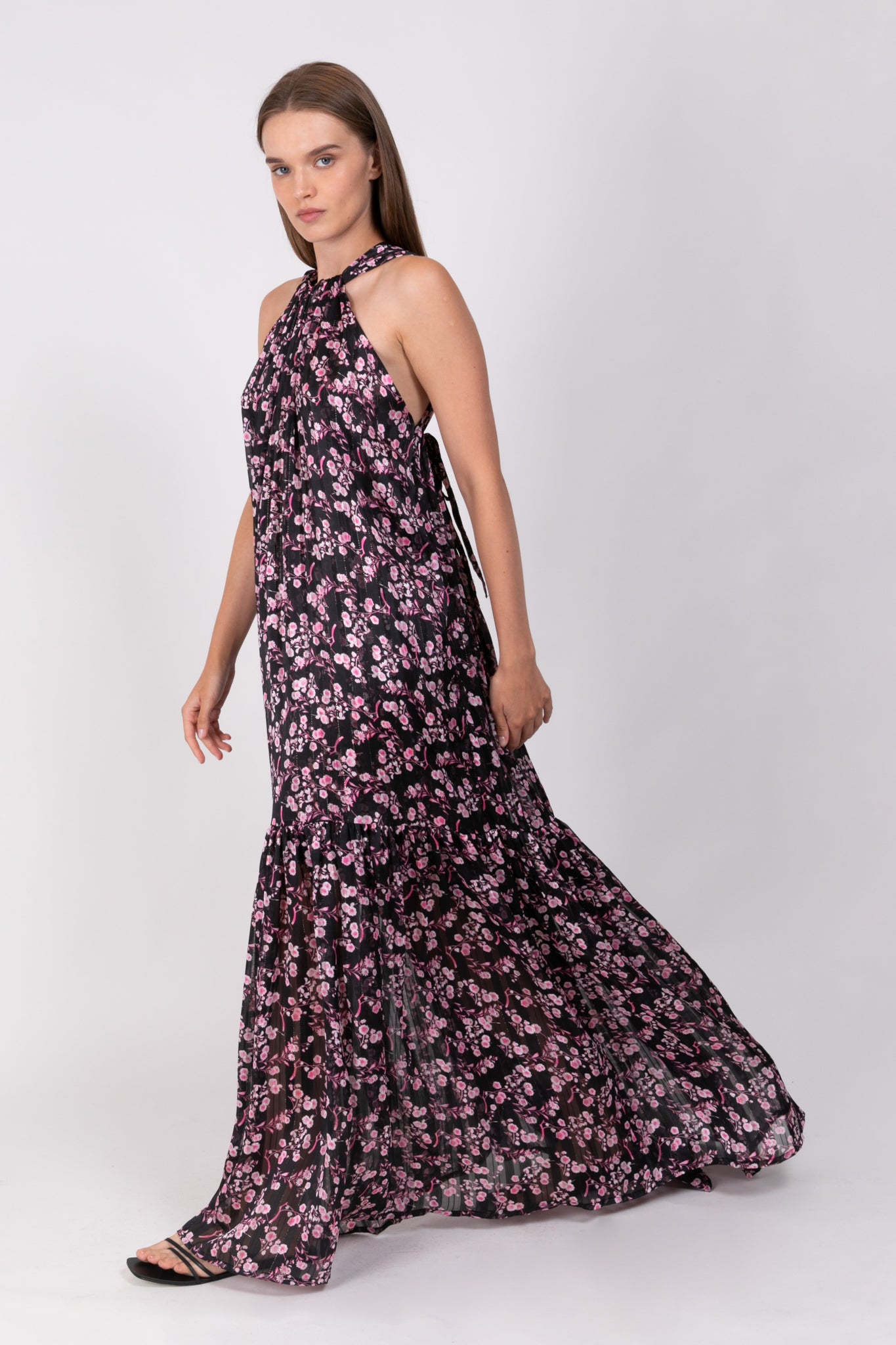 SABINA MUSAYEV- printed_chiffon_w_lurex_black