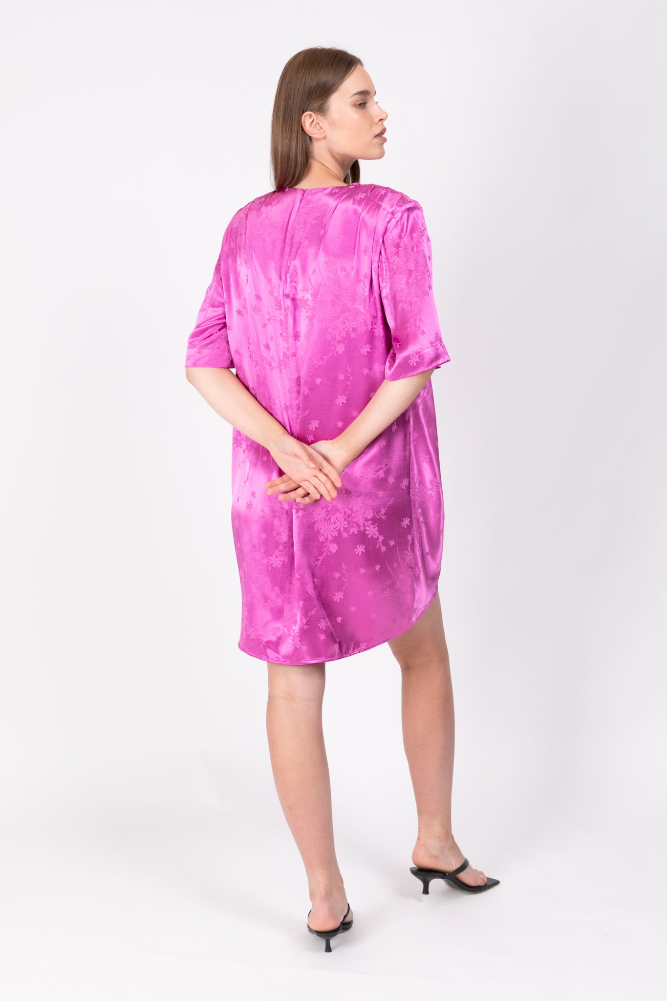 SABINA MUSAYEV - satin_viscose_blend_fuchsia