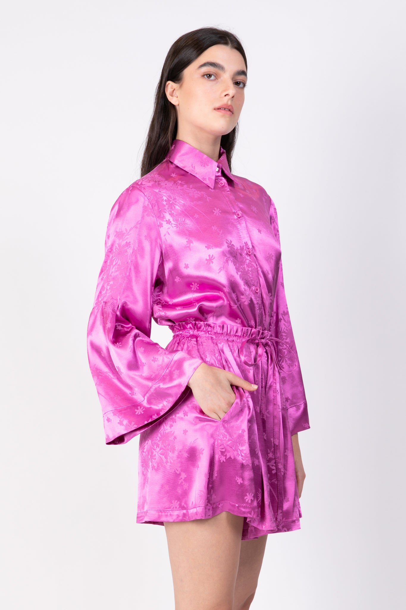 SABINA MUSAYEV - satin_viscose_blend_fuchsia