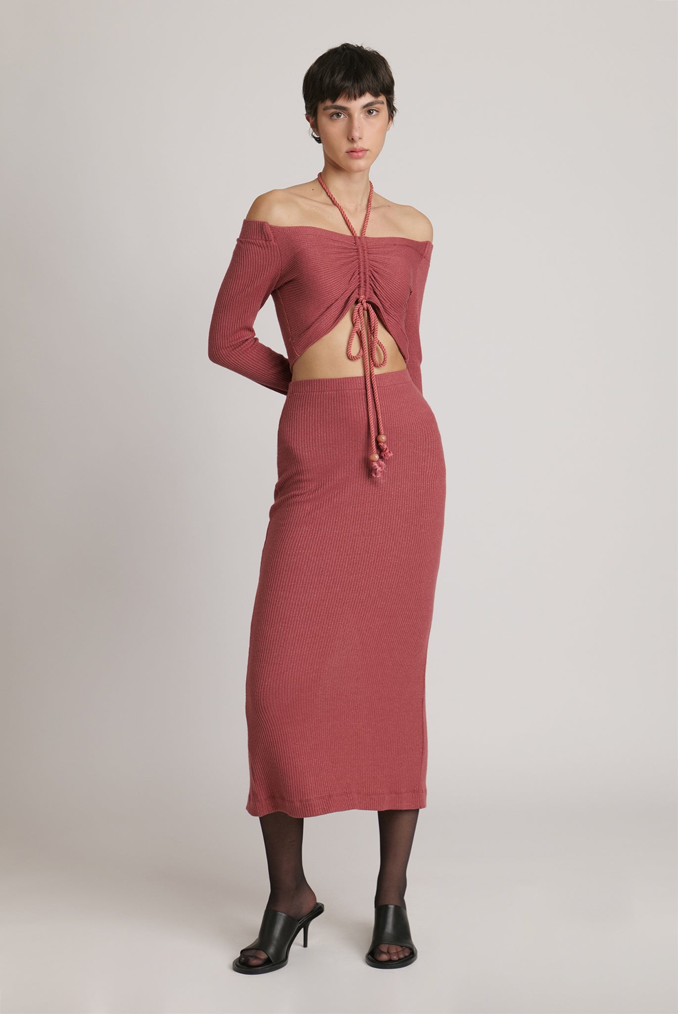 SABINA MUSAYEV - lurex_rib_knit_antique_rose_fw_23_24