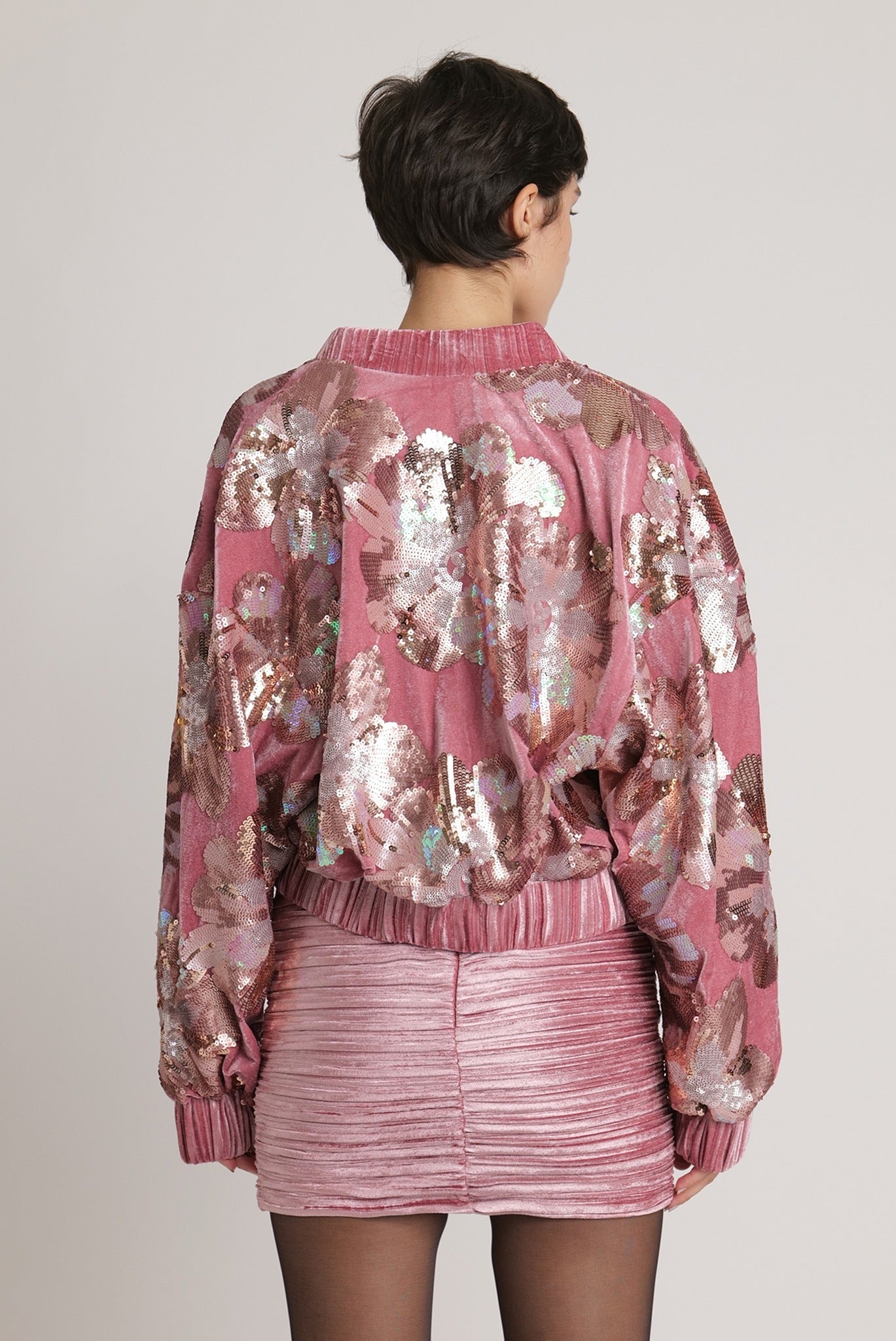 SABINA MUSAYEV - pleated_velvet_smoked_pink_fw_23_24