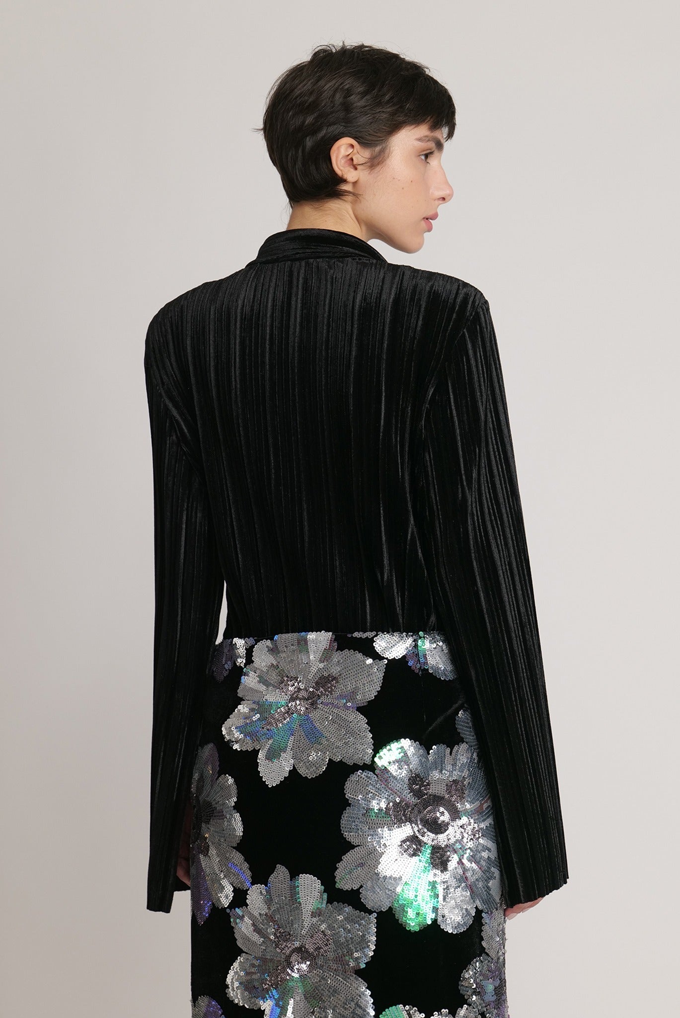 SABINA MUSAYEV - pleated_velvet_black_fw_23_24