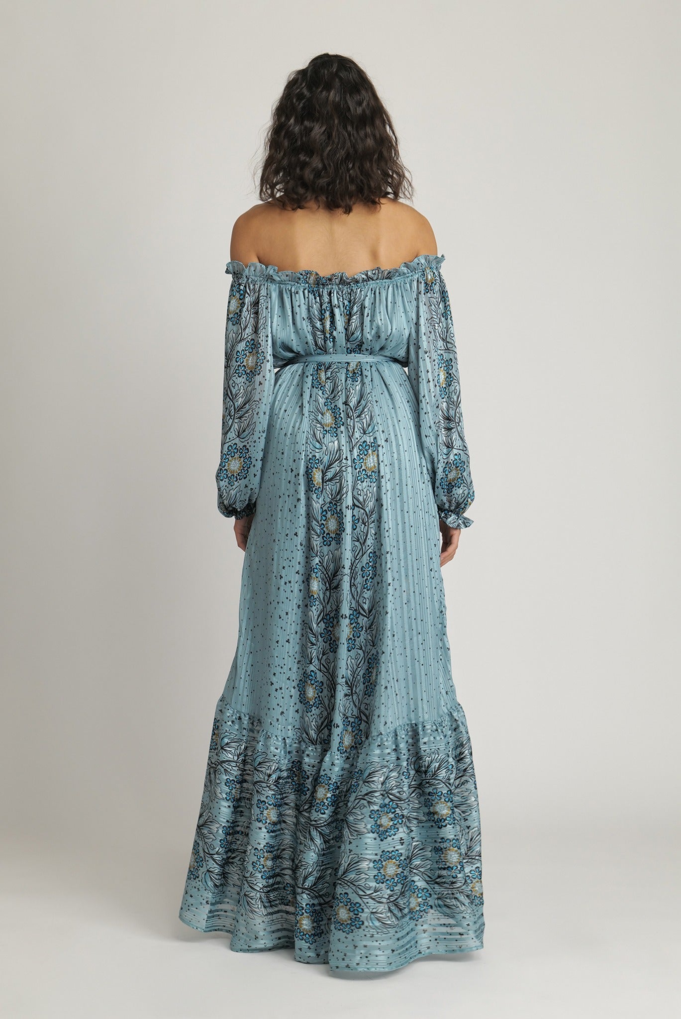 SABINA MUSAYEV - fall_blossom_chiffon_w_lurex_blue_topaz_fw_23_24