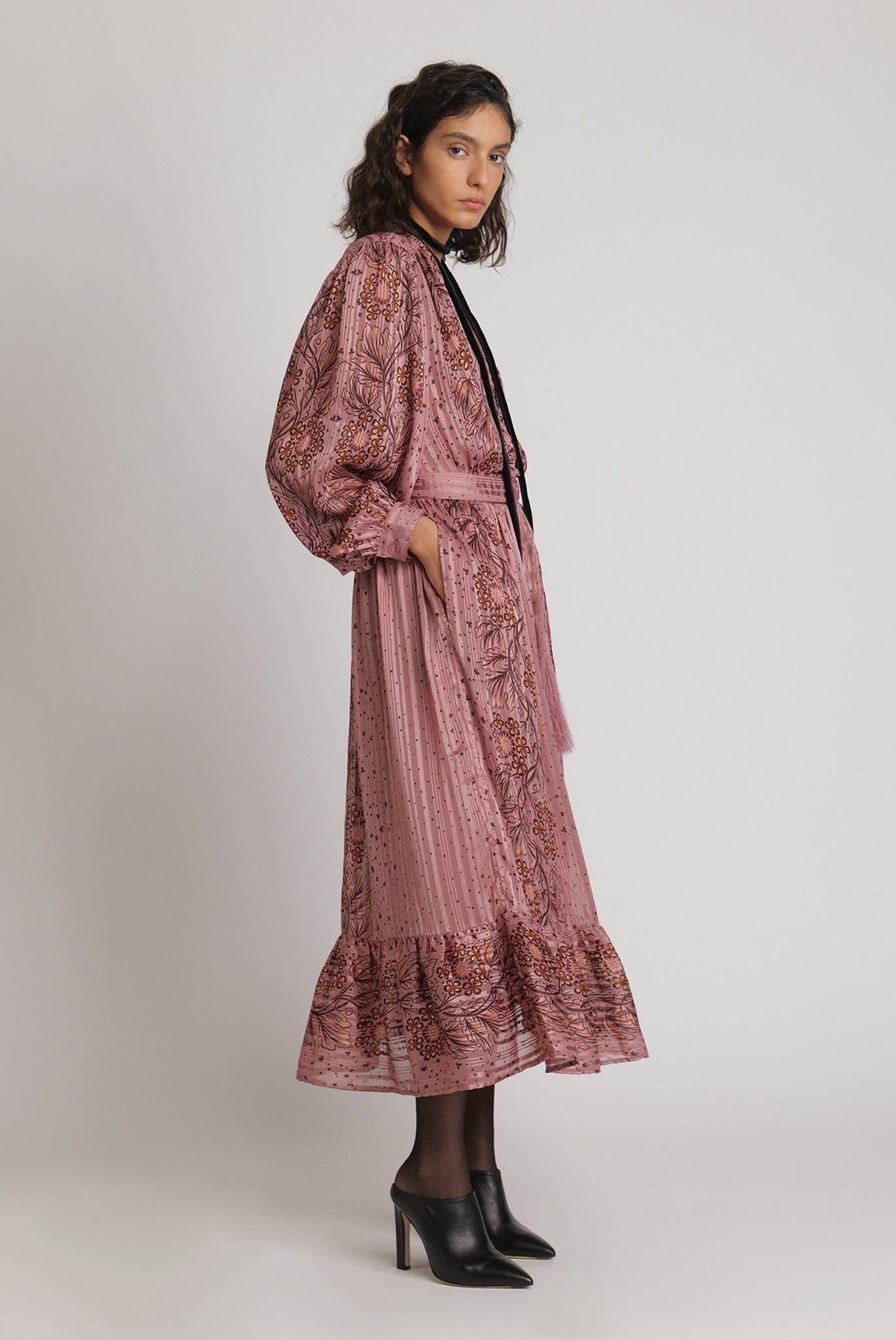 SABINA MUSAYEV - fall_blossom_chiffon_w_lurex_antique_rose_fw_23_24