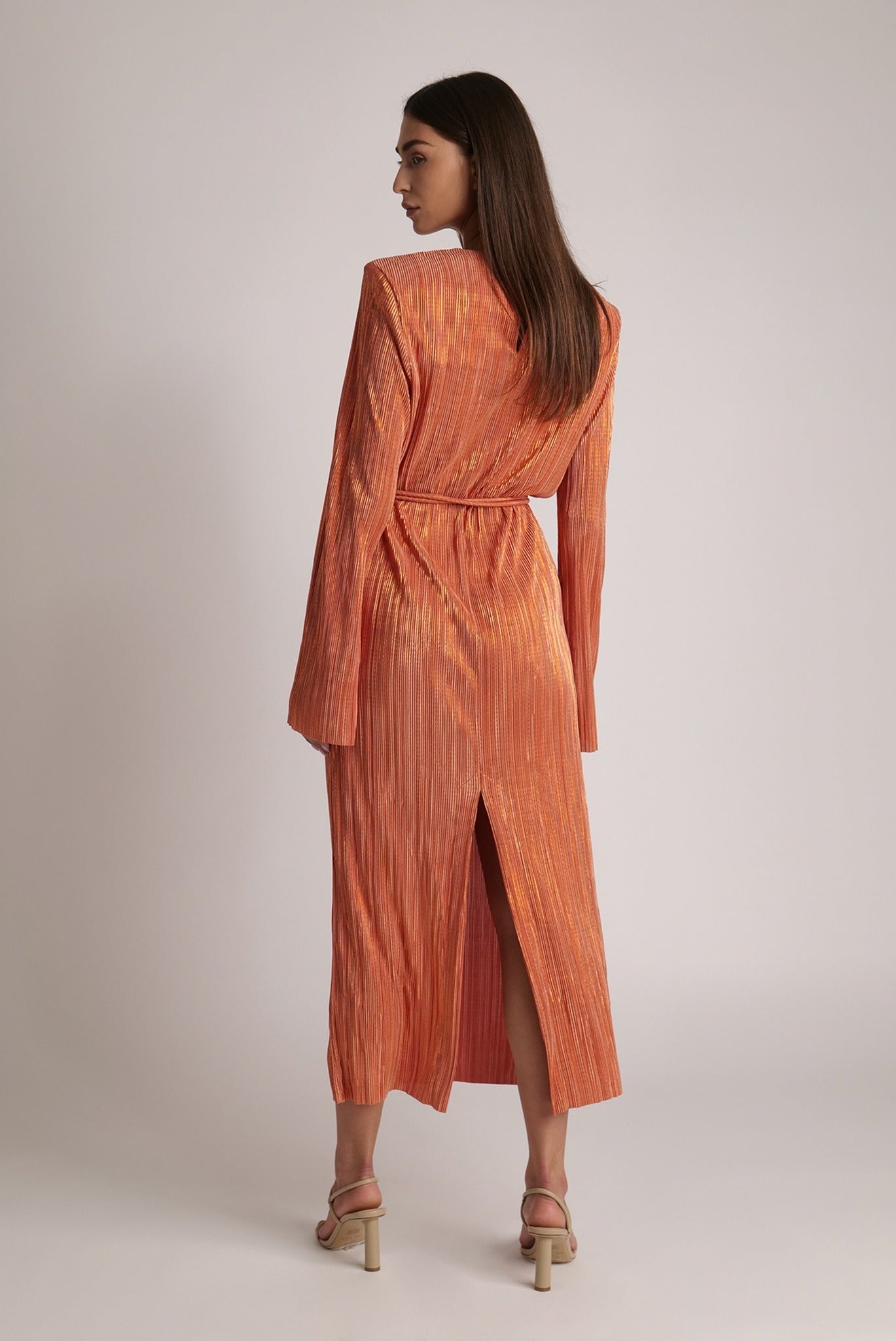 SABINA MUSAYEV - pleated_knit_w_foil_orange_spring_24