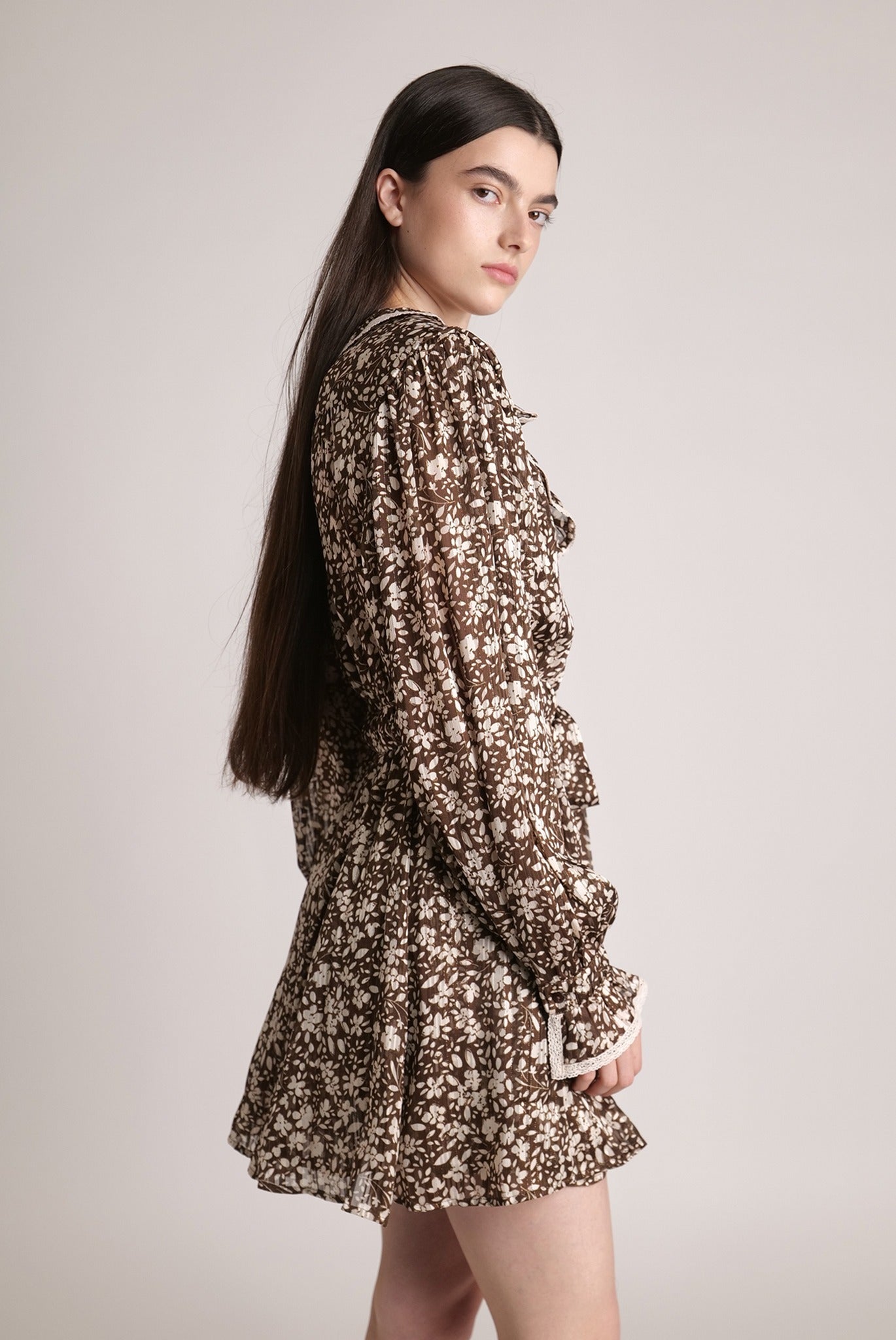 SABINA MUSAYEV - floral_chiffon_w_lurex_brown_print_spring_24