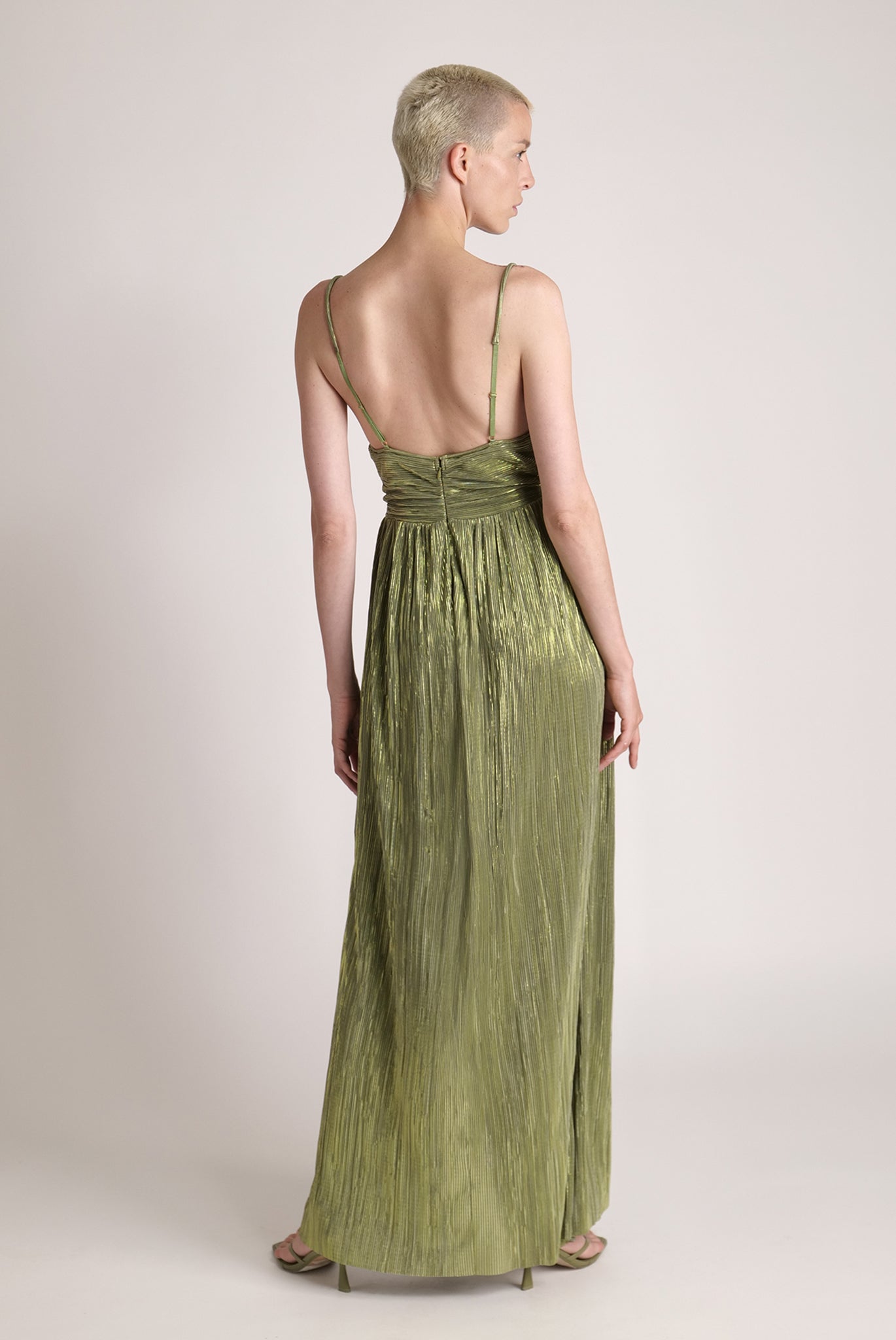 SABINA MUSAYEV - pleated_knit_w_foil_olive_green_spring_24