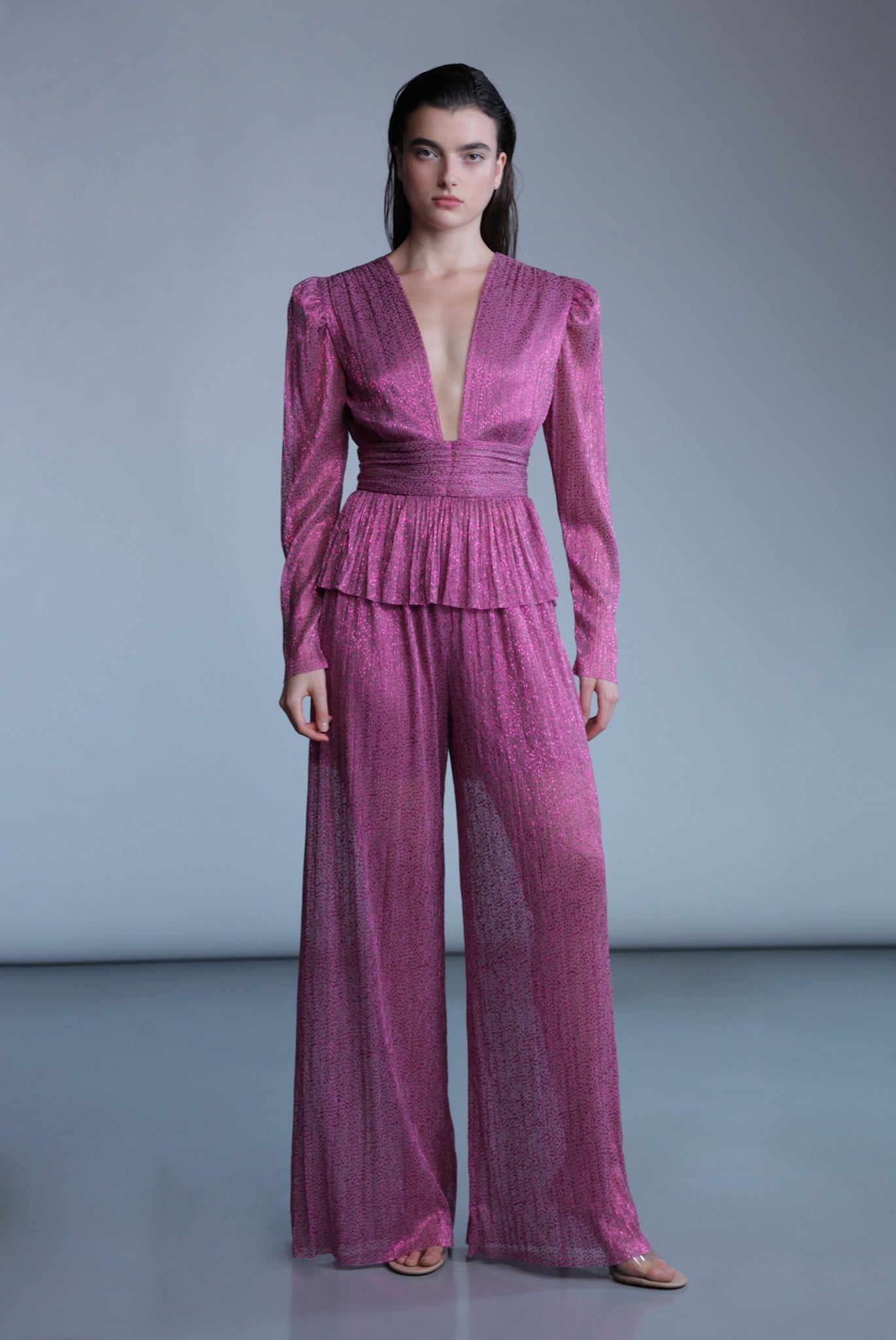 SABINA MUSAYEV - ray_lurex_w_foil_mulberry_pre_fall_24_25