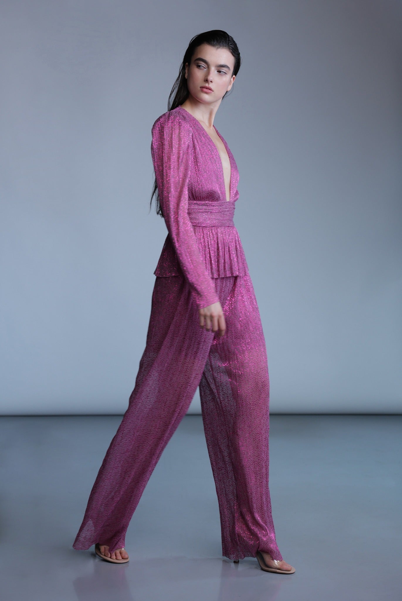 SABINA MUSAYEV - ray_lurex_w_foil_mulberry_pre_fall_24_25