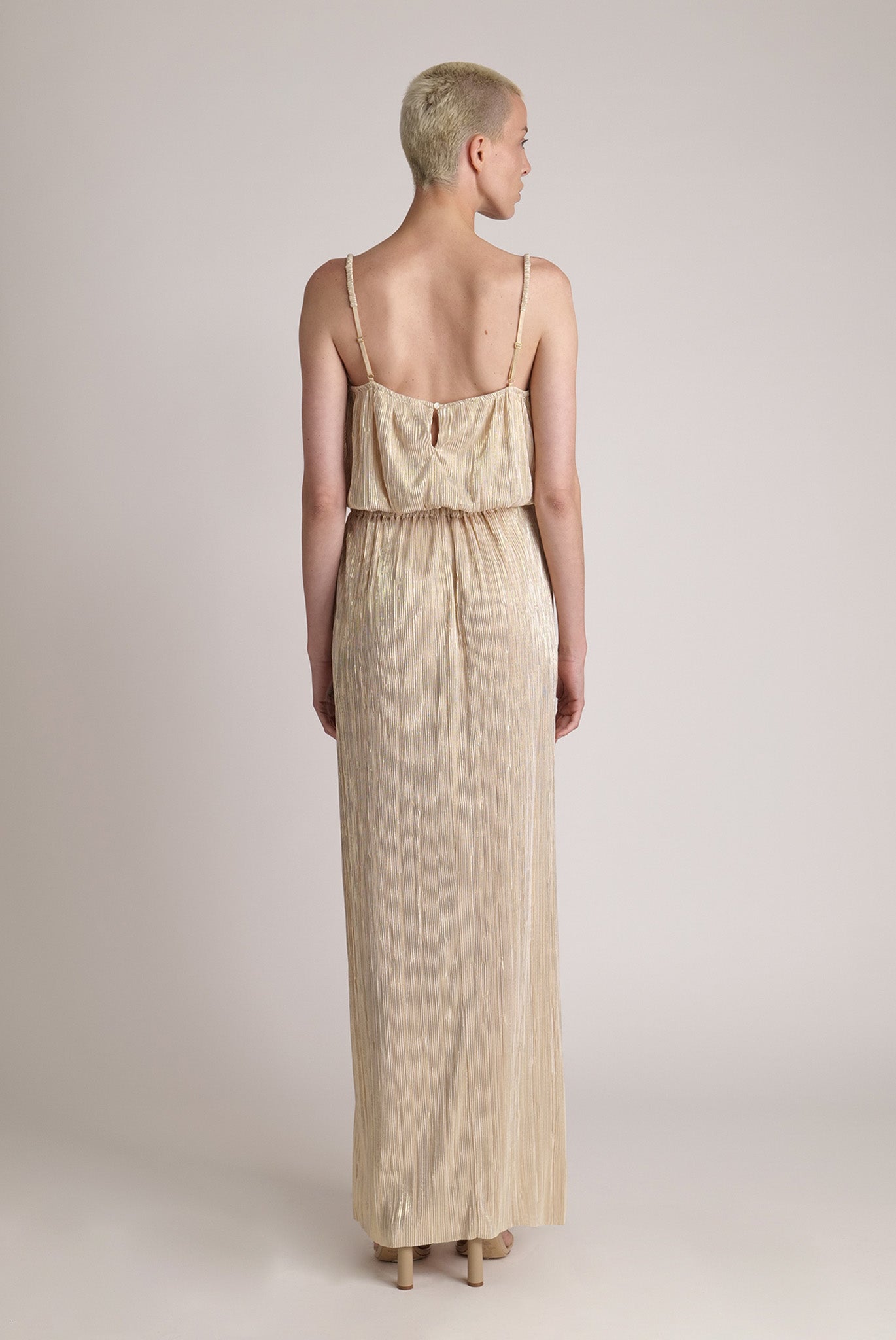 SABINA MUSAYEV - pleated_knit_w_foil_sandstone_spring_24