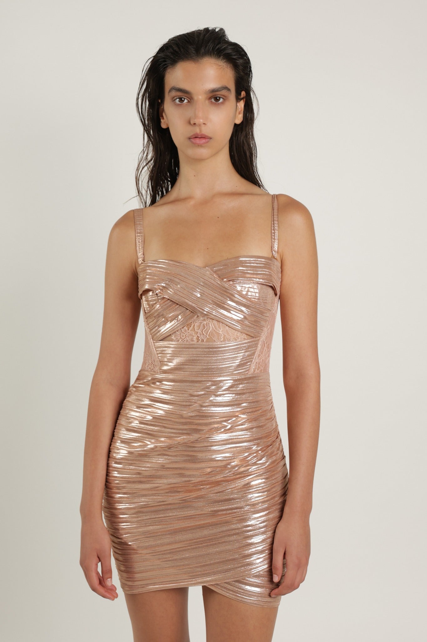 SABINA MUSAYEV - foil_pleated_knit_rose_gold_summer_24