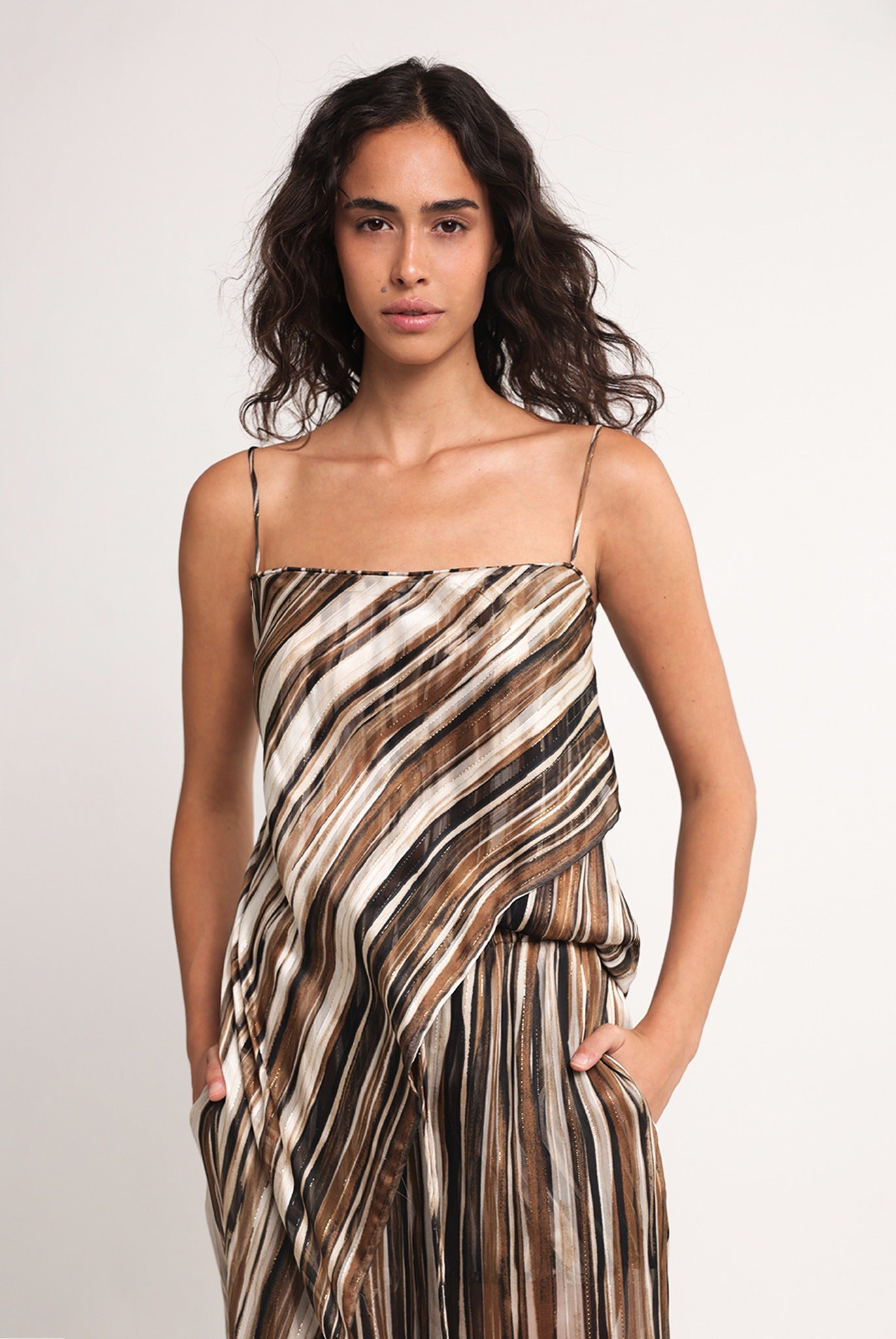 SABINA MUSAYEV - stripe_print_brown_print_spring_25